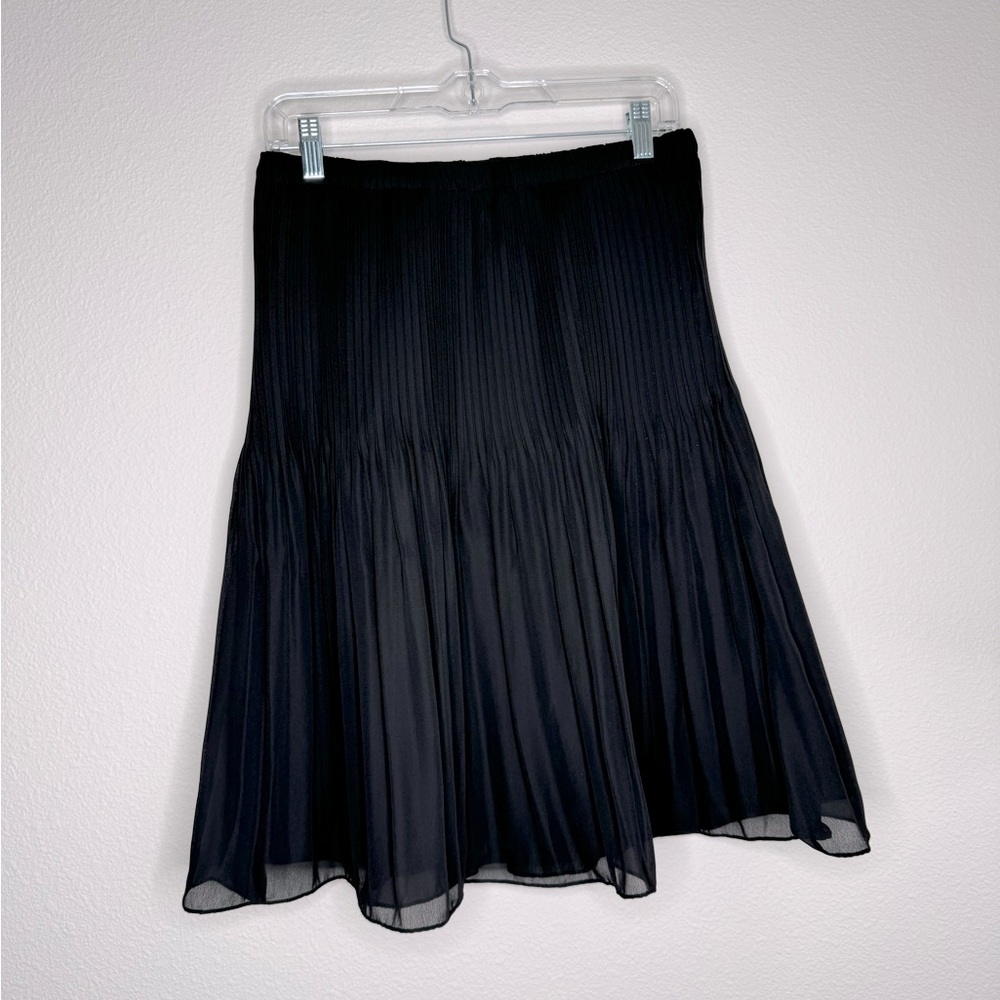 Allison Taylor pleated black skirt
